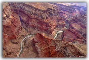 Vistas en avión de El Gran Cañon