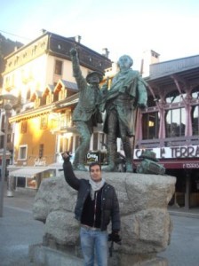 Estatua en Chamonix